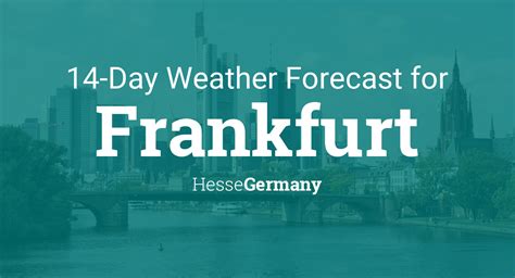 Weather for Frankfurt, Hesse, Germany.